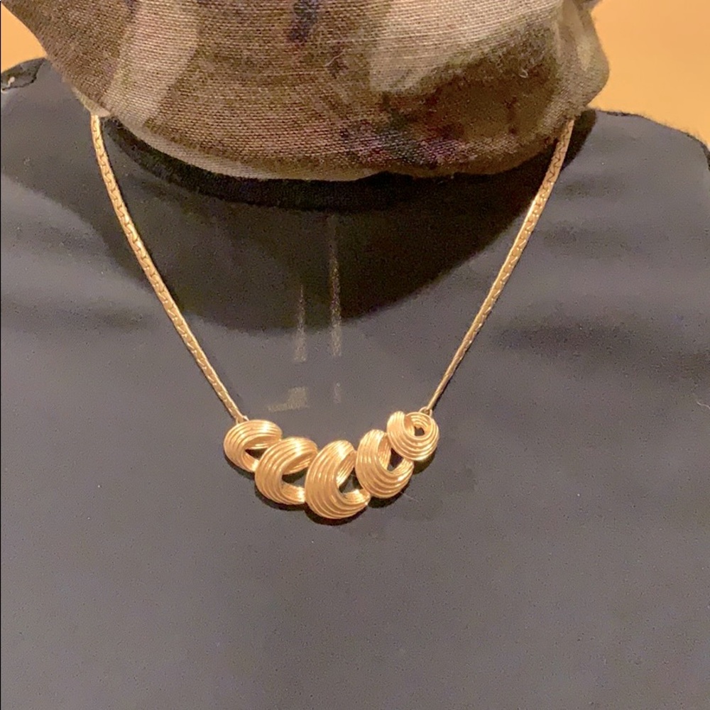 Yellow Gold tone necklace